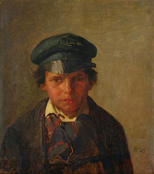 Bündner Hirtenknabe, 1853, Rudolf Koller