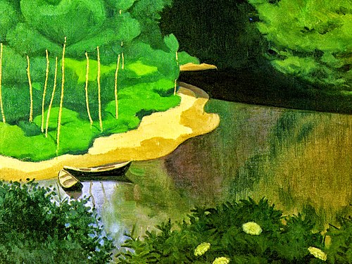 La Dordogne á Carennac, 1925, Félix Vallotton