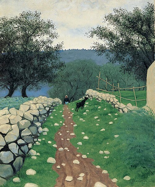 Paysage avec chèvre, Vence, 1924, Félix Vallotton