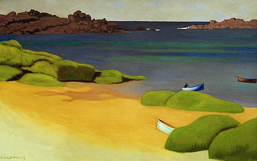 Trégastel ceda (trutca ke Vallotton), 1917, Félix Vallotton