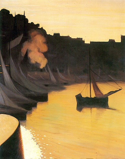 Havre de Honfleur, 1914, Félix Vallotton