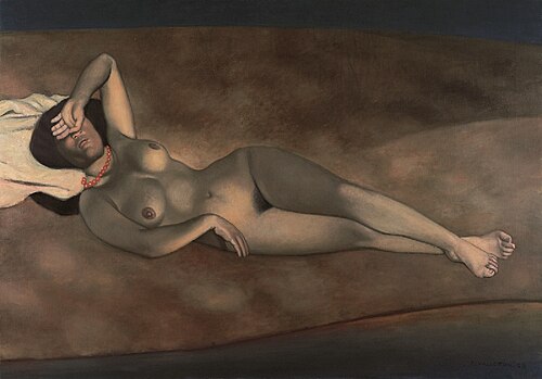 Femme nue couchée sur le sable, 1908, Félix Vallotton