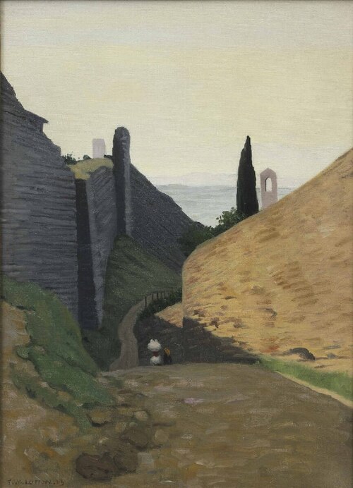 Une rue de Pérouse, 1913, Félix Vallotton
