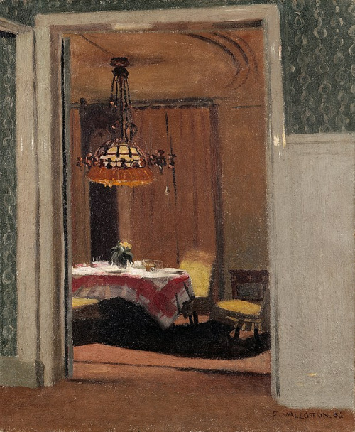 Salle à manger, soir, 1904, Félix Vallotton