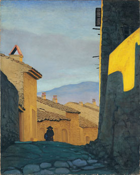 Une rue à Cagnes, 1922, Félix Vallotton