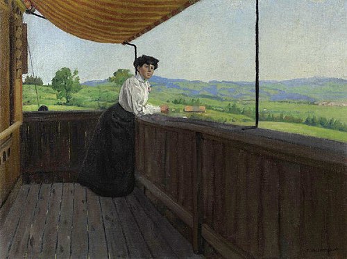Sur le balcon, 1905, Félix Vallotton