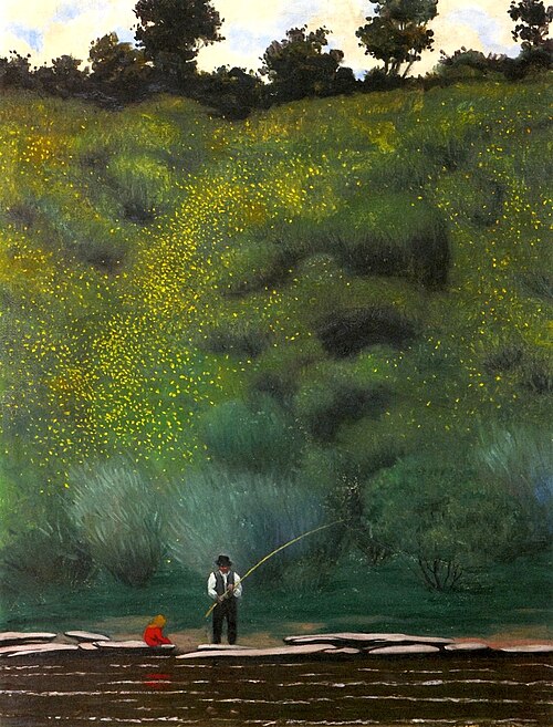 Genêts en fleurs, Avallon, 1923, Félix Vallotton