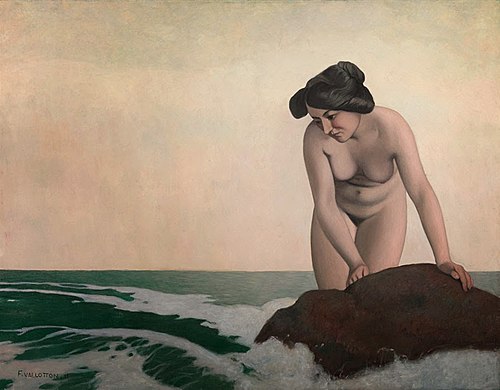 Baigneuse au rocher, 1911, Félix Vallotton