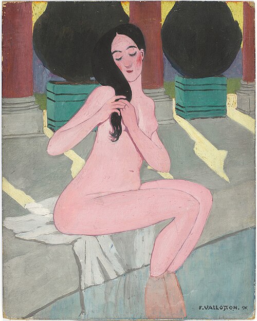 Baigneuse rose, 1893, Félix Vallotton
