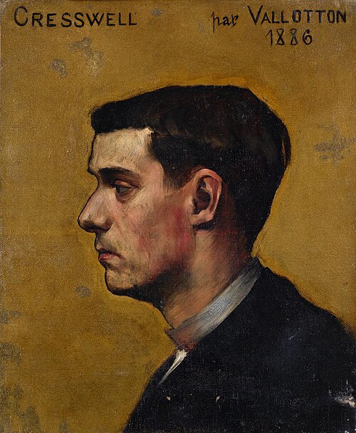 Portrait Albert Cresswell, 1886, Félix Vallotton