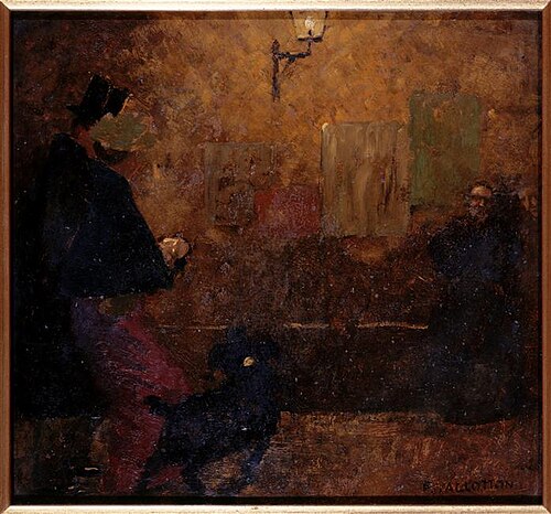 Promenade nocturne, , Félix Vallotton