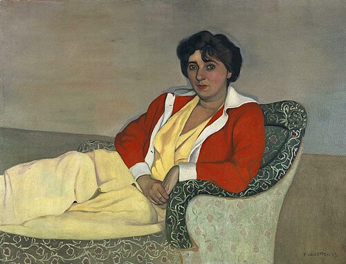 Le chandail rouge, 1913, Félix Vallotton