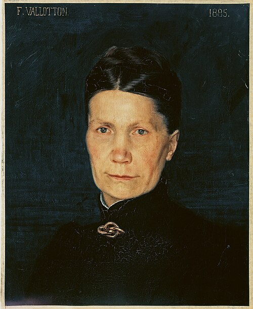 Portrait de la mère de l'artiste, 1885, Félix Vallotton