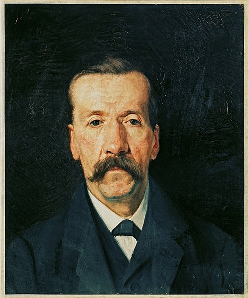 Portrait du père de l'artiste, 1885, Félix Vallotton