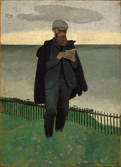 Vuillard dessinant à Honfleur, 1902, Félix Vallotton