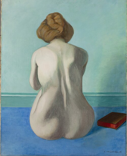 Femme assise de dos, 1915, Félix Vallotton