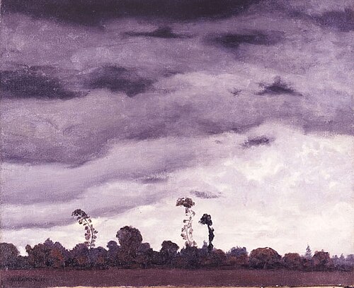 Ciel gris, ciel noir, 1911, Félix Vallotton