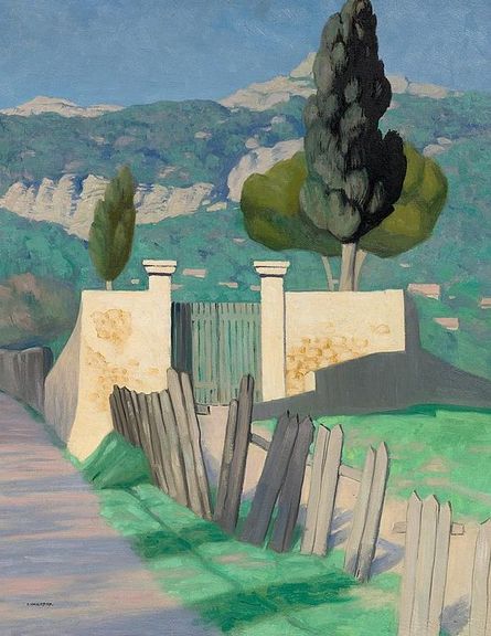 Route de Sainte-Anne et le Faron, 1925, Félix Vallotton