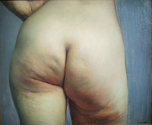 Étude de fesses, 1884, Félix Vallotton