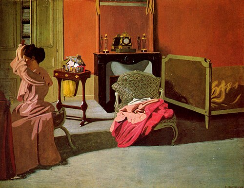 Femme se coiffant, 1900, Félix Vallotton