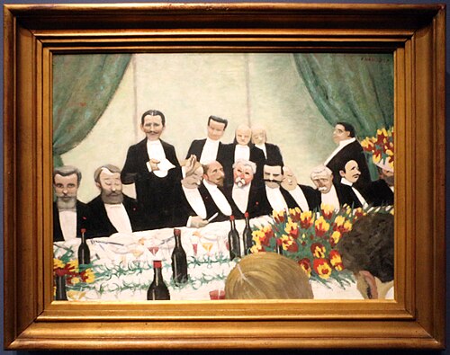 Le Toast, 1902, Félix Vallotton