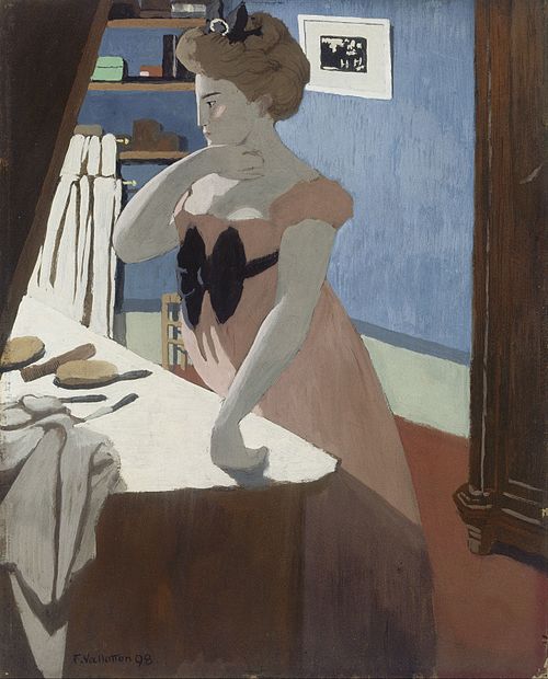 Misia à sa coiffeuse, 1898, Félix Vallotton
