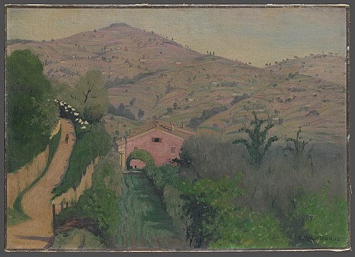 Paysage des environs de Pérouse, 1913, Félix Vallotton
