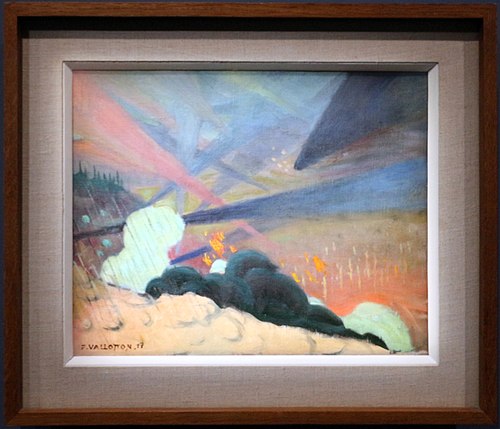 Verdun, esquisse, 1917, Félix Vallotton