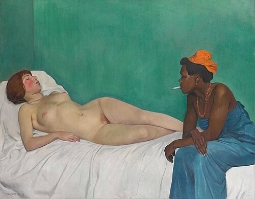La Blanche et la Noire, 1913, Félix Vallotton