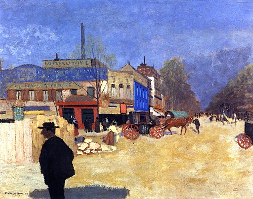 Place Clichy, Paris, 1901, Félix Vallotton
