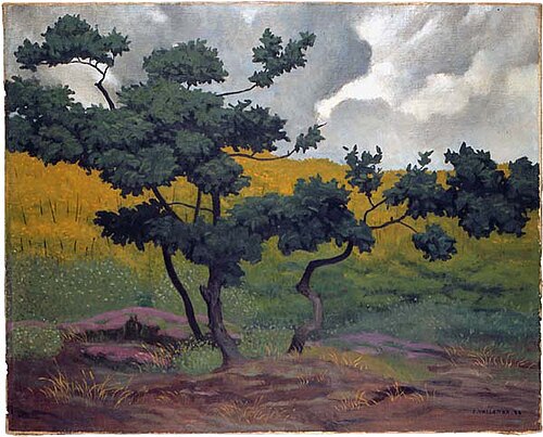 Paysage composé sous-bois, 1918, Félix Vallotton