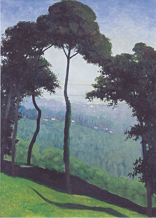 Vue de Honfleur, matin d'été, 1905, Félix Vallotton