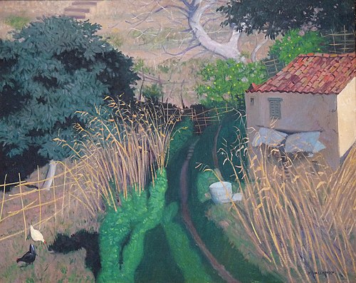 Maison et roseaux, 1921, Félix Vallotton