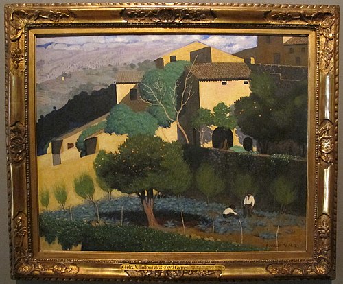 Jardin d'agrumes à Cagnes, 1923, Félix Vallotton