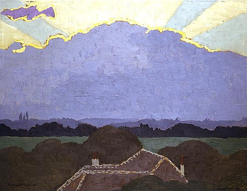 Nuage à Romanel, 1900, Félix Vallotton