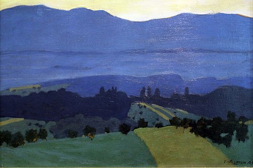 Paysage du Jura près de Romanel, 1900, Félix Vallotton