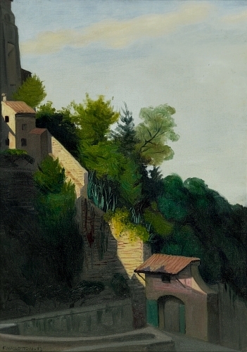 La Porte du Bulagaio, Pérouse, 1913, Félix Vallotton