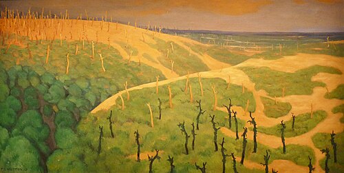 Le Bois de la Gruerie et le Ravin des Meurissons, 1917, Félix Vallotton