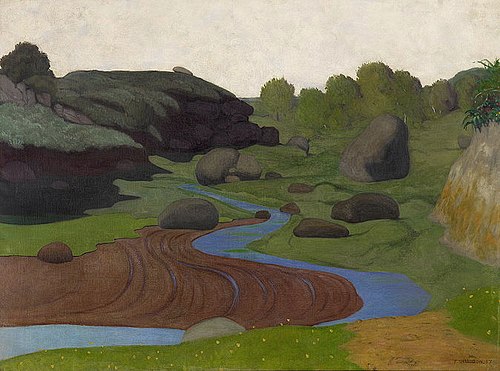 Vallon breton, Troieras, 1917, Félix Vallotton