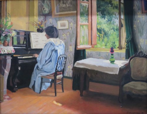 Woman at a Piano, 1904, Félix Vallotton