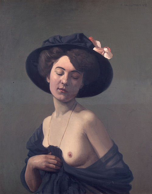 Woman in a Black Hat, 1908, Félix Vallotton