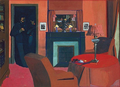 La chambre rouge, 1898, Félix Vallotton