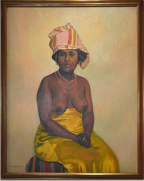 Portrait d'une femme africaine, 1910, Félix Vallotton