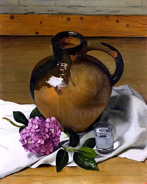 Cruche et hortensia, 1921, Félix Vallotton