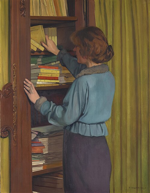 La bibliothèque, 1915, Félix Vallotton