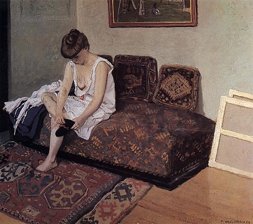 The Black Stocking, 1904, Félix Vallotton