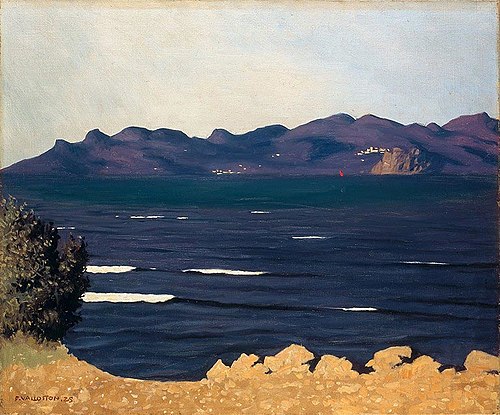L’Estérel et la baie de Cannes, 1925, Félix Vallotton