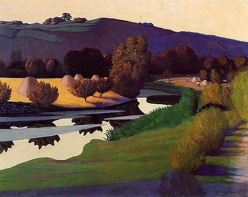 Nuit tombante sur la Loire, 1923, Félix Vallotton