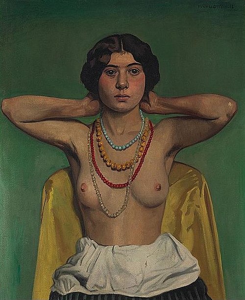 Femme aux colliers, 1912, Félix Vallotton