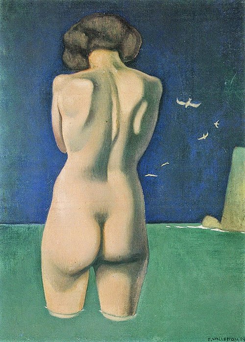 Baigneure aux oiseaux, 1919, Félix Vallotton